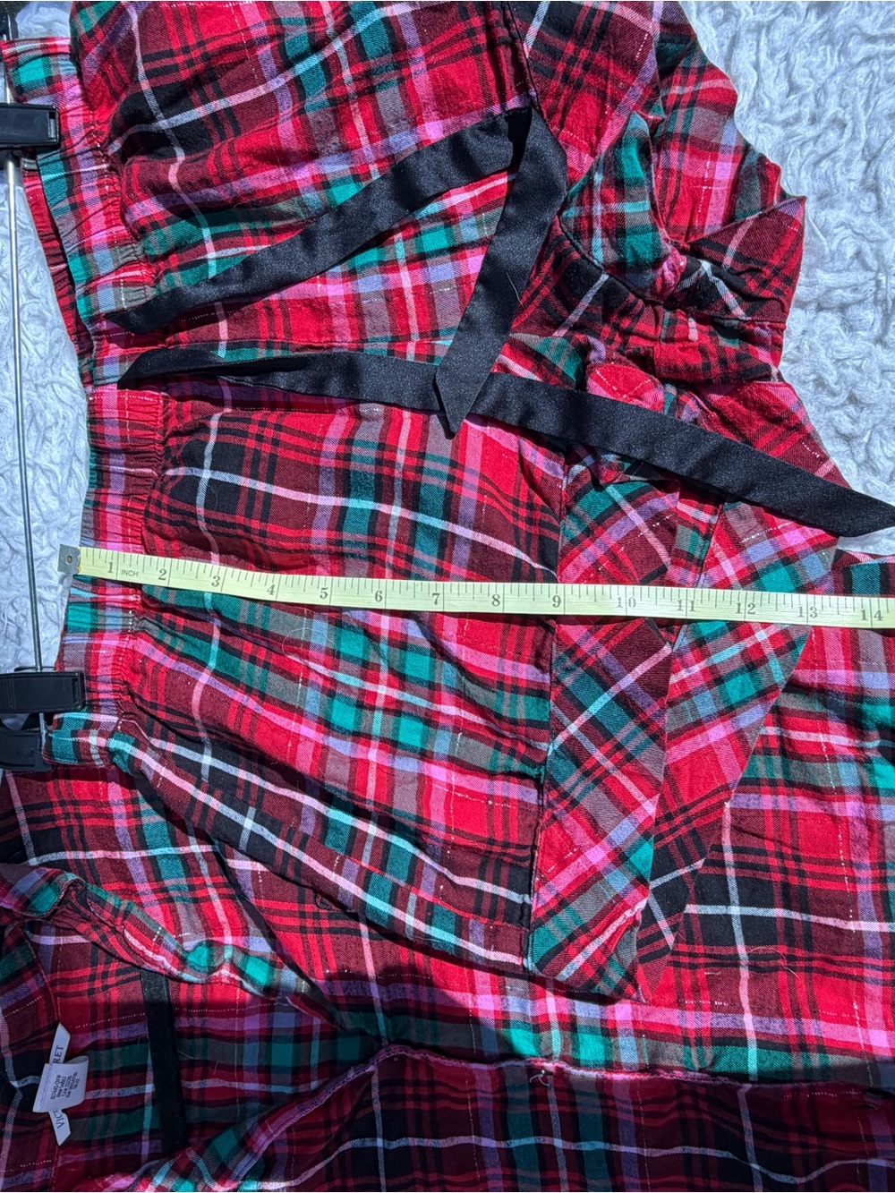 Red Plaid Women’s Lounge Set - Picture 6 of 8